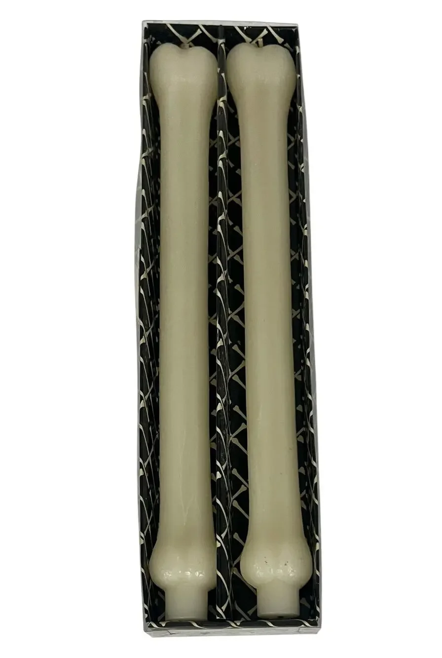 Bone Chilling Skeleton Halloween Taper Candles Two’s Company Novelty Spooky